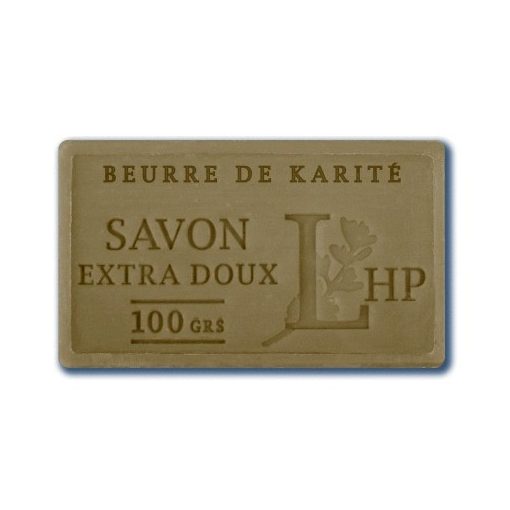 Lavanderaie de Haute Provence Marseille szappan, növényi olajjal, 100g, parabén-tartósítószer-szulfát mentes, hidratáló, celofánban Beurre De Karité(Shea vaj)