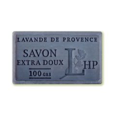   Lavanderaie de Haute Provence Marseille szappan, növényi olajjal, 100g, parabén-tartósítószer-szulfát mentes, hidratáló, celofánban, Lavande De Provence