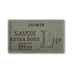   Lavanderaie de Haute Provence Marseille szappan, növényi olajjal, 100g, parabén-tartósítószer-szulfát mentes, hidratáló, celofánban Jasmin (jázmin)