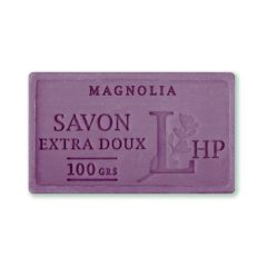   Lavanderaie de Haute Provence Marseille szappan, növényi olajjal, 100g, parabén-tartósítószer-szulfát mentes, hidratáló, celofánban, Magnolia