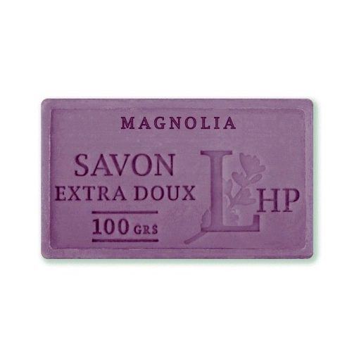 Lavanderaie de Haute Provence Marseille szappan, növényi olajjal, 100g, parabén-tartósítószer-szulfát mentes, hidratáló, celofánban, Magnolia