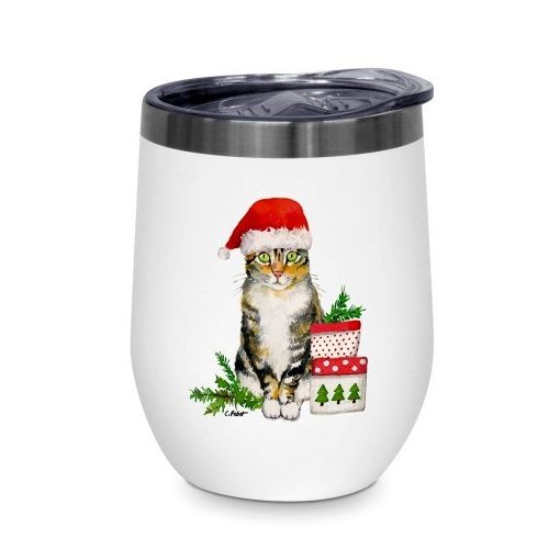 PPD Rozsdamentes acél hőtartó pohár 0,35l, Christmas Kitty