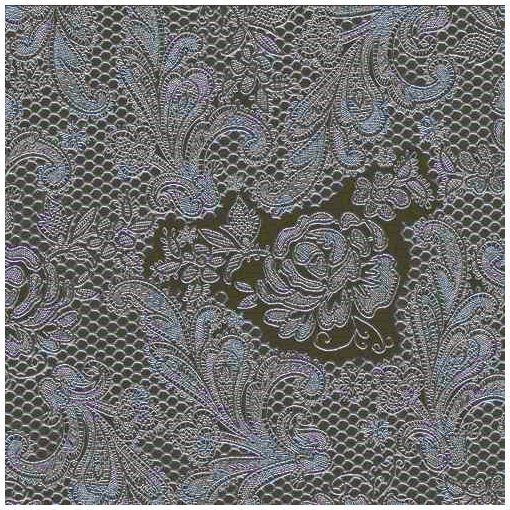 Lace gris glacé dombornyomott papírszalvéta 33x33cm, 15db-os