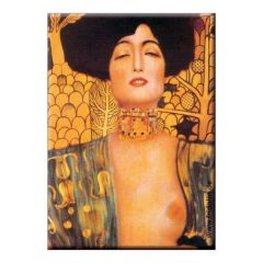 Hűtőmágnes 8x5,4x0,3cm, Klimt: Judith