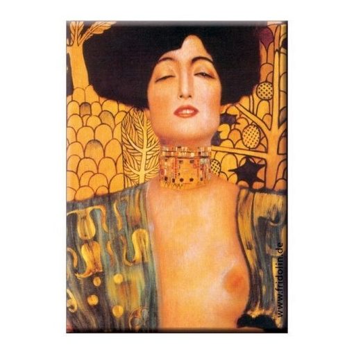 Hűtőmágnes 8x5,4x0,3cm, Klimt: Judith