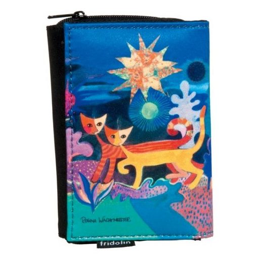 Pénztárca 9x3x12,5cm, polyester, Rosina Wachtmeister: Wonderland