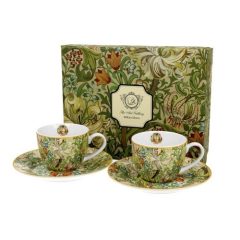   Duo Gift Porceláncsésze+alj , 100ml, 2 személyes, dobozban, William Morris:Golden Lilly