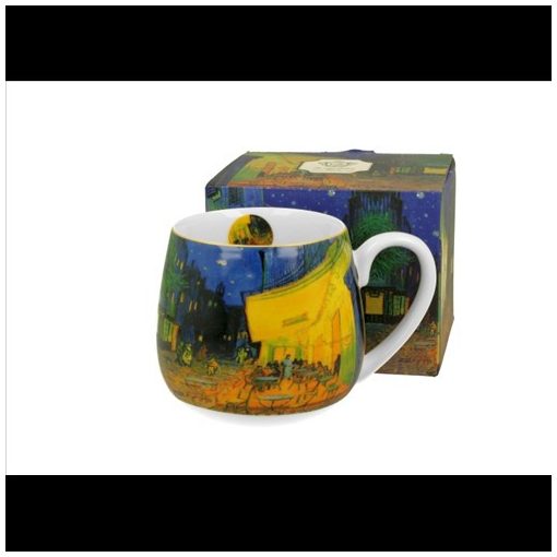 Duo Gift Porcelánbögre 430ml, dobozban, Van Gogh:Kávéház éjjel