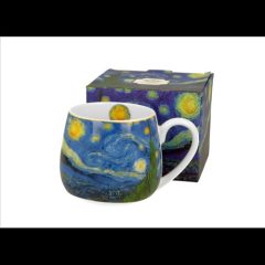 Porcelánbögre 430ml, dobozban, Van Gogh: Csillagos éj