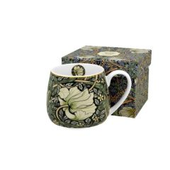 Porcelánbögre 400ml, dobozban, William Morris: Pimpernel