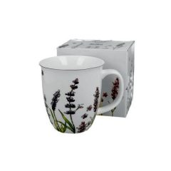 Porcelánbögre 650ml, dobozban, Classic Lavender