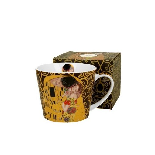 Duo Gift Porcelánbögre, 610ml, dobozban, Klimt:The Kiss