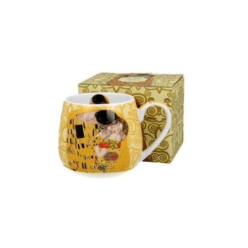 Porcelánbögre 430ml, dobozban, Klimt: The Kiss