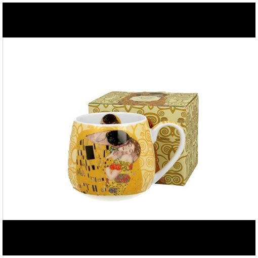 Porcelánbögre 430ml, dobozban, Klimt: The Kiss