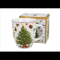 Duo Gift Porcelánbögre 650ml, dobozban, Christmas Tree