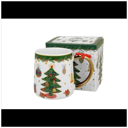 Duo Gift Porcelánbögre 450ml, dobozban, Around Christmas Tree