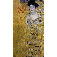   Jegyzettömb 85x153mm, metál, 144 vonalas oldal, KLIMT: Adele