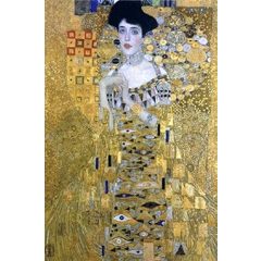 Jegyzettömb 110x165mm, 144 vonalas oldal, Klimt: Adele