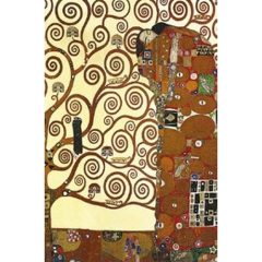   Jegyzettömb 110x165mm, 144 vonalas oldal, Klimt: Életfa/Várakozás/Beteljesülés