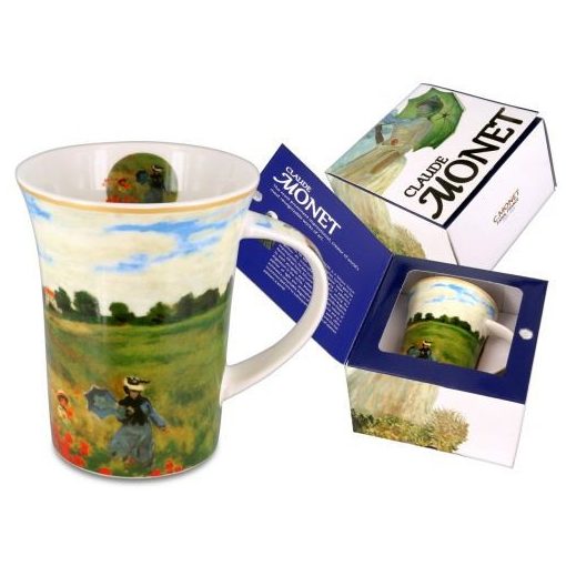 Porcelánbögre 350ml, Monet: Pipacsmező