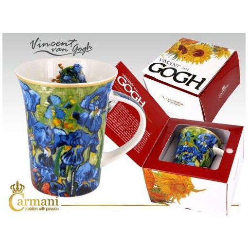 Porcelánbögre 350ml, Van Gogh: Íriszek