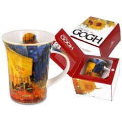   Porcelánbögre Van Gogh dobozban, 350ml, Van Gogh: Kávéház éjjel