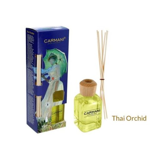 Szobaillatosító 100ml, Monet, dobozban rattanpálcikával, Thai orhidea