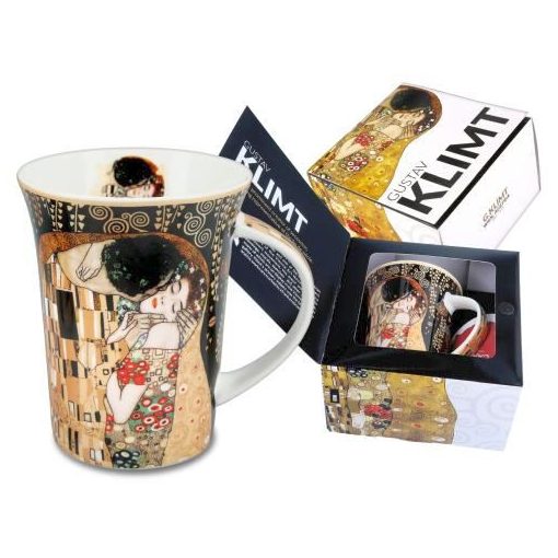 Porcelánbögre Klimt dobozban, 350ml, Klimt: The Kiss