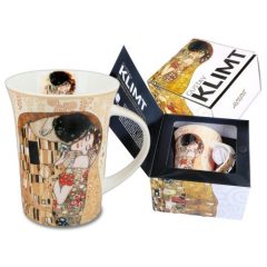 Porcelánbögre, Klimt dobozban, 350ml, Klimt: The Kiss