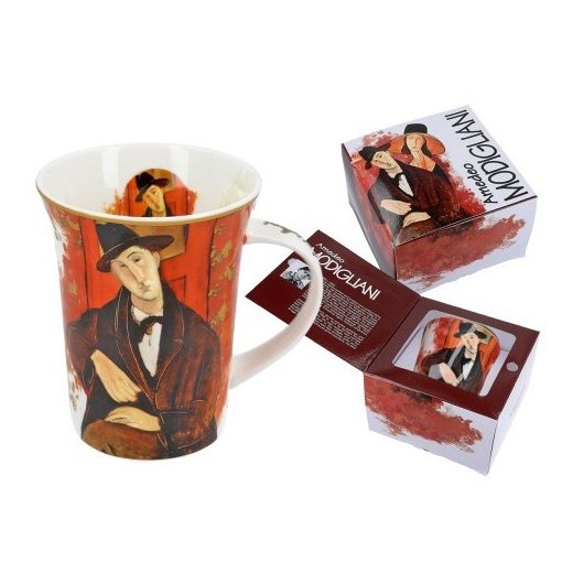 Porcelánbögre 350ml, Amedeo Modigliani: Mario Varvogli