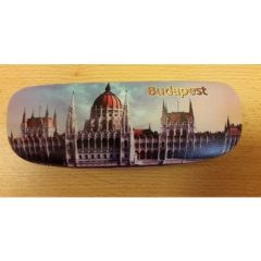   Szemüvegtok 16x6,5x4cm, Műbőr-műanyag, Budapest országház