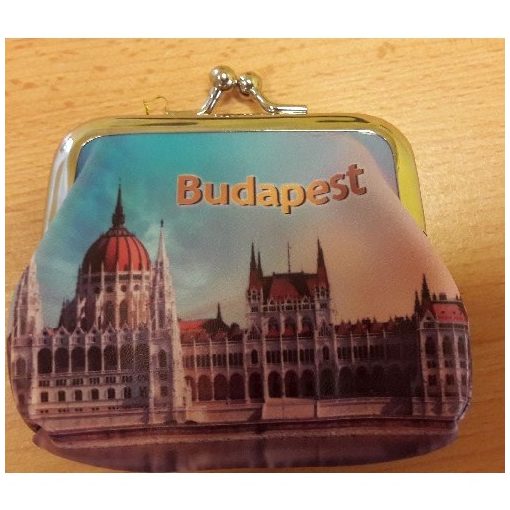 Műanyag csatos pénztárca Budapest országház