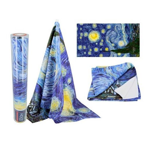 Törölköző 70x140cm, 35% pamut-65% polyester, Van Gogh: Csillagos éj