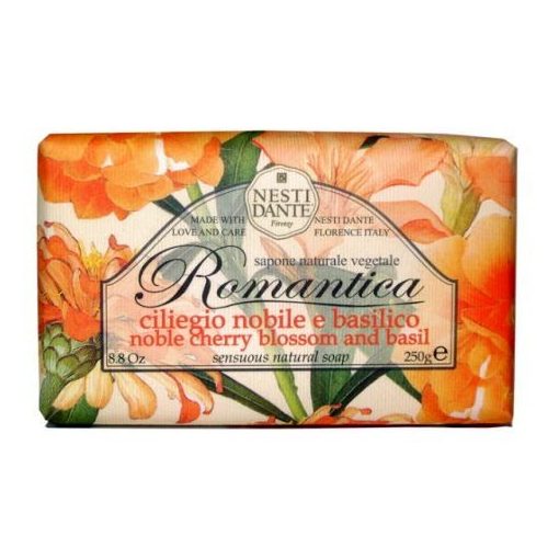 Romantica, noble cherry blossom and basil szappan 250g