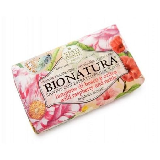 Nesti Bionatura, wild raspberry and nettle szappan 250g