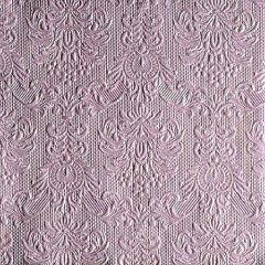   Elegance Lilac pearl dombornyomott papírszalvéta 40x40cm, 15db-os