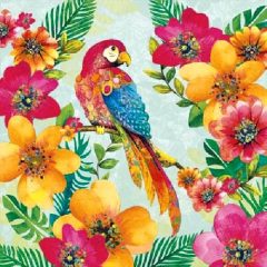 Tropical Parrot papírszalvéta 33x33cm, 20db-os