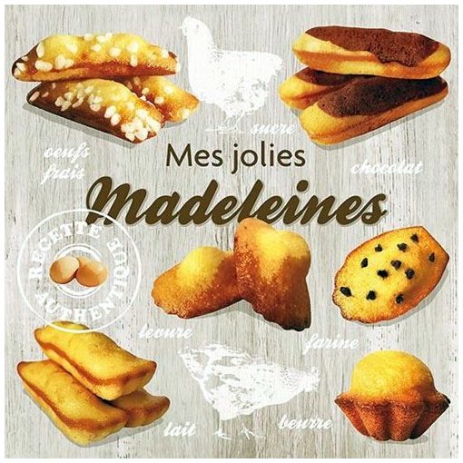 Madeleines papírszalvéta 33x33cm, 20db-os