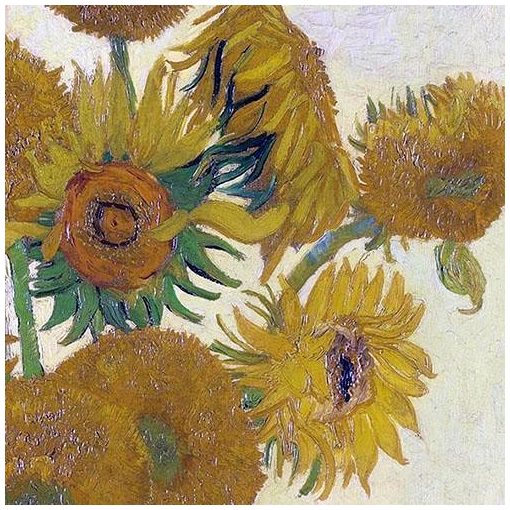 Van Gogh Sunflower papírszalvéta 33x33cm, 20db-os