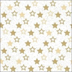 Stars All Over Gold papírszalvéta 33x33cm, 20db-os