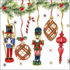 Nutcrackers Decoration papírszalvéta 33x33cm, 20db-os