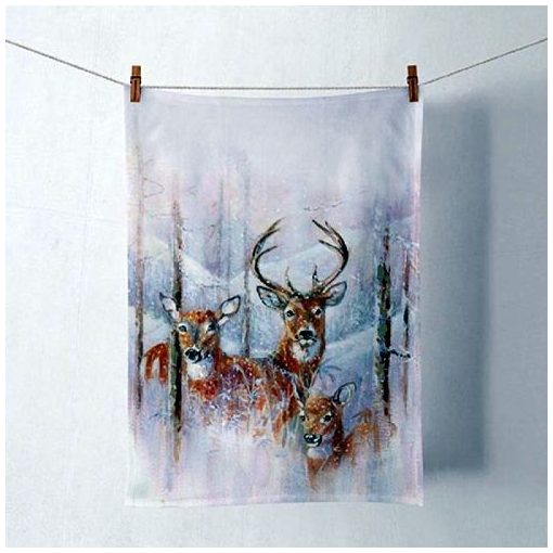 Wilderness Stag konyharuha 50x70cm, 100% pamut