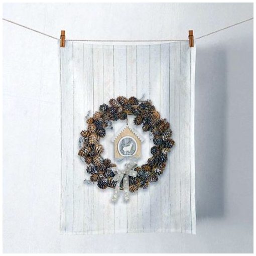 Pine Cone Wreath konyharuha 50x70cm, 100% pamut