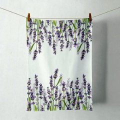 Lavender Shades White konyharuha 50x70cm, 100% pamut