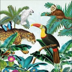 Tropical Animals papírszalvéta 33x33cm, 20db-os