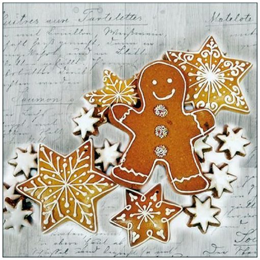 Christmas Baking papírszalvéta 33x33cm, 20db-os