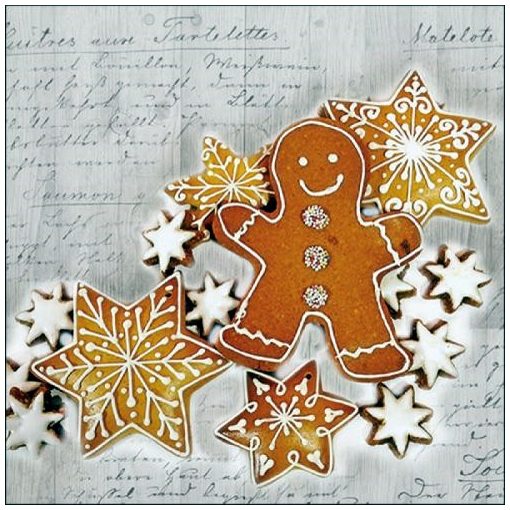 Christmas Baking papírszalvéta 33x33cm, 20db-os