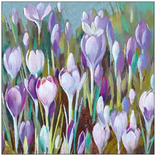 Crocus papírszalvéta 33x33cm, 20db-os