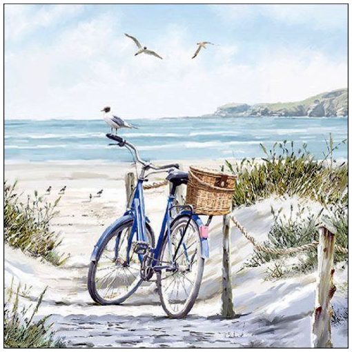 Bike at the Beach papírszalvéta 33x33cm, 20db-os