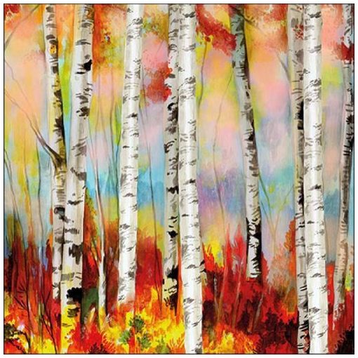 Birch forrest papírszalvéta 33x33cm, 20db-os